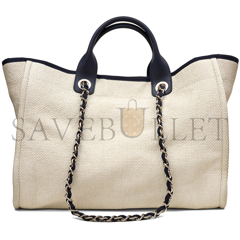 Ch**el MEDIUM DEAUVILLE SHOPPING TOTE (39*30*22cm)